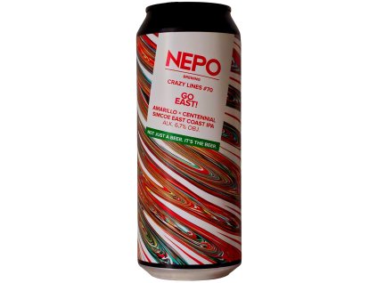 Nepo - Crazy Lines #70: Go East 500ml can 6,7% alc.