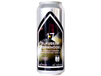 Zichovec -  17°Blaubeer Germknodel 2025 0,5l plech 7% alc.