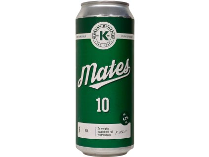 Kamenice nad Lipou - Mates 10° 0,5l plech 4,2% alc.