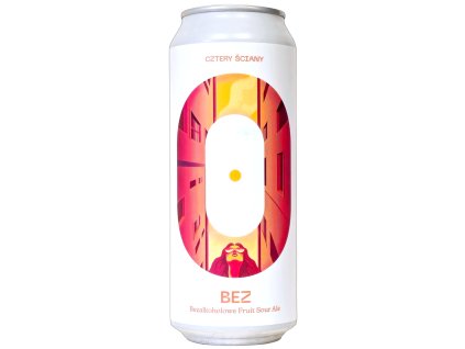 Cztery Sciany - Bez - Bezalkoholowe Fruit Sour Ale 0,5l can 0,5% alc.