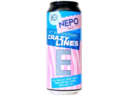 Nepo - 10th Anniversary Crazy Lines E 500ml can 8,2% alc.