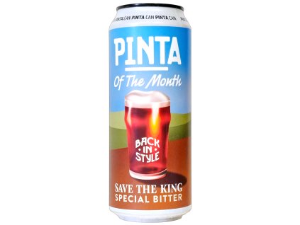 PINTA - OF THE MONTH - January 2025 - Save the King 0,5l can 5% alc.