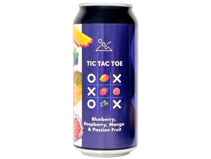 ODU Brewery - Tic Tac Toe Blueberry, Raspberry, Mango & Passion Fruit 0,44l plech 4,5% alk.