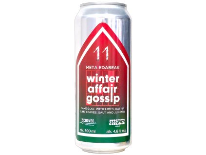 Zichovec/Meta - 11°Winter Affair Gossip: Meta Edabeak 0,5l can 4,6% alc.