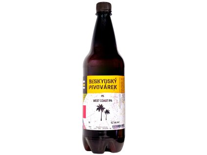 Beskydský pivovárek - 14°West Coast IPA 1l Pet 6,2%alc.