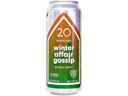 Zichovec/Whiplash- Winter Affair Gossip: Whiplash 0,5l can 9% alc.