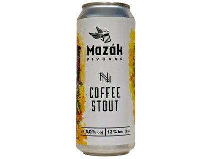 Mazák - 12°Coffee Stout 2025 - 0,5l plech 5% alk.