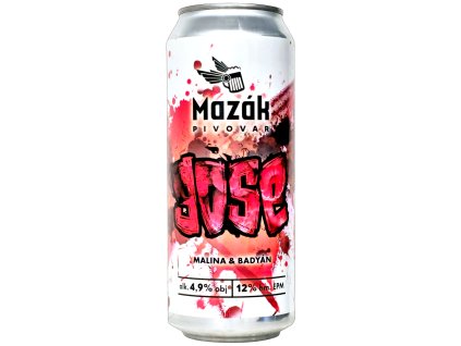 Mazák - 12°Malina & Badyán Gose - 0,5l plech 4,9% alk.