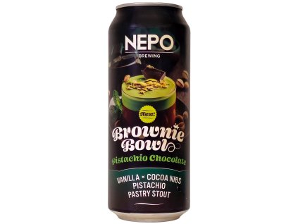 NEPO -  Brownie Bowl - Pistachio Chocolate 0,5l can 9% alc.