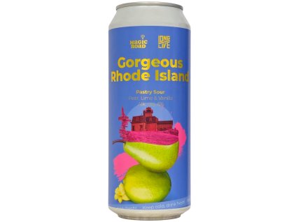 Magic Road - Gorgeous Rhode Island: Pear, Lime & Vanilla  500ml can 6% alc.