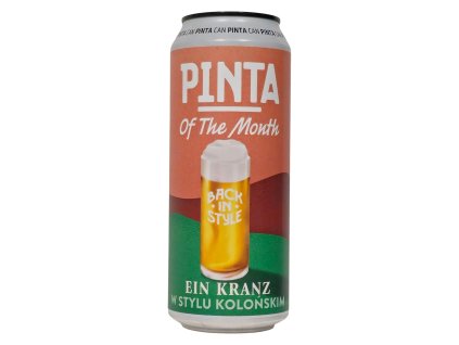 PINTA - OF THE MONTH - June 2025 - Ein Kranz 0,5l can 5% alc.