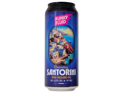 Funky Fluid - 16°Boarding: Santorini 500ml can 6,5% alc.
