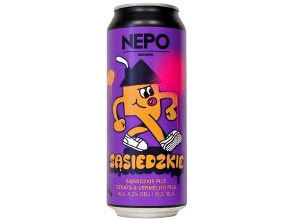 Nepo - Sasiedzkie 500ml can 4,3% alc.