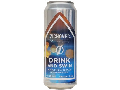 Zichovec -  Drink And Swim 0,5l can 0,5% alc.