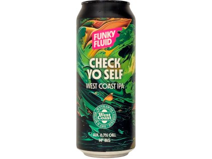 Funky Fluid - 14°Check Yo Self 500ml can 6,7% alc.