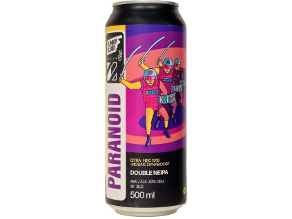 Funky Fluid/ Prizm - 18°Paranoid 500ml can 7,9% alc.