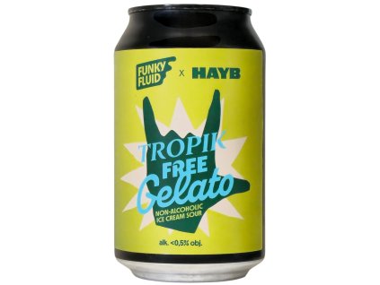 Funky Fluid - Tropik Free Gelato 0,33l plech <0,5% alc.