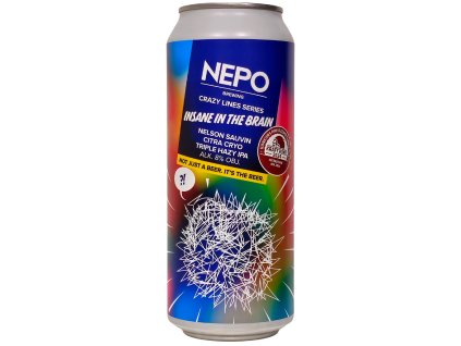 NEPO - Crazy Lines Series: Insane In the Brain 500ml can 8% alc.