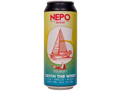 NEPO - Catch the Wind #01: Citra x Simcoe x Mosaic 500ml can 6% alc.