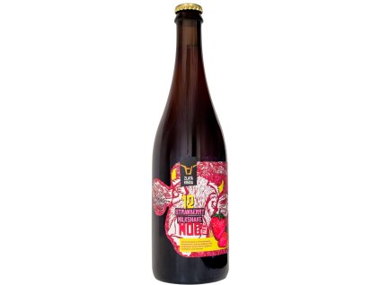 ZLATÁ KRÁVA - Strawberry Milkshake Moo Ale 0,75l sklo 4% alc.