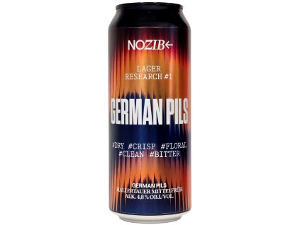 NOZIB - LAGER RESEARCH #1 German Pils 0,5l can 4,8% alc.