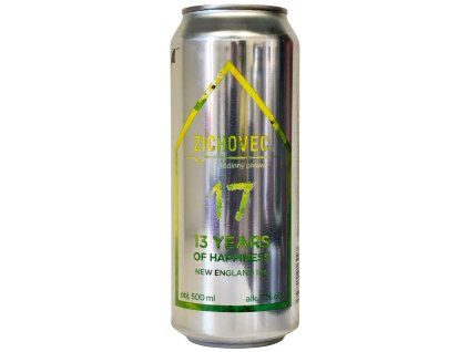 Zichovec - 13 Years of Happiness 0,5l can 7% alc.