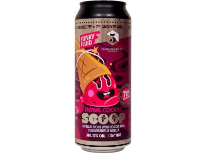Funky Fluid/ 3 Sons - Royal Cookie: Scoop 0,5l can 12% alk.