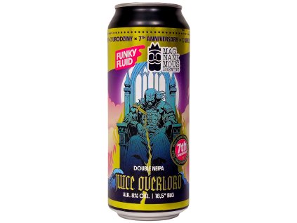 Funky Fluid - 18°Juice Overlord 500ml can 8% alc.