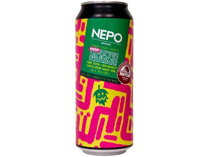 NEPO - Crazy Lines Series: Hop Maze 500ml can 6% alc.
