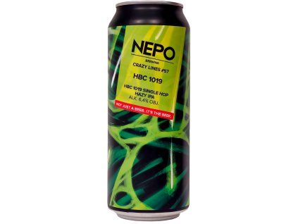 Nepo - Crazy Lines #57: HBC 1019 500ml can 6,4% alc.