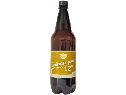 Únětice - Únětické pivo 12° nefiltrované 1L pet 5,1% alc.