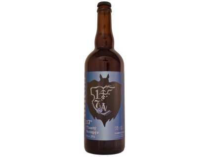 Antoš - 17°TLUSTÝ NETOPÝR RYE IPA 2025 0,75l sklo 7,6% alc.