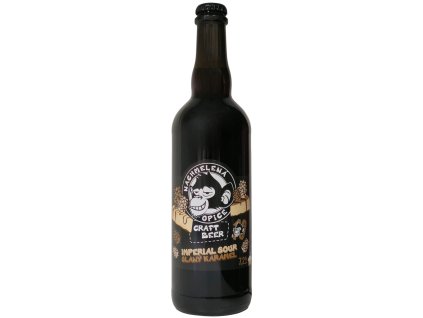 NACHMELENÁ OPICE - 18,5°Imperial Sour Slaný Karamel  - 0,75l sklo 7,2% alc.