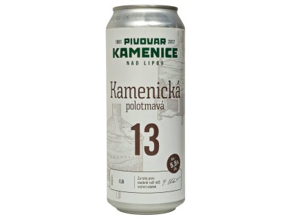 Kamenice nad Lipou - Kamenická 13° 0,5l plech 5,5% alc.