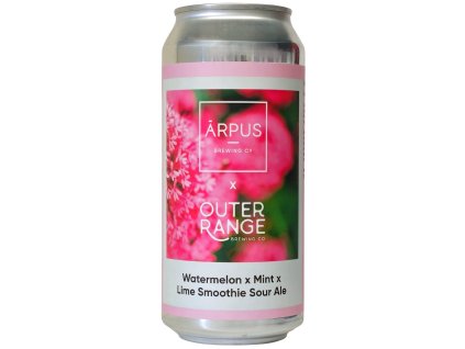 Arpus/Outer Range Brewing Co - Watermelon x Mint x Lime Smoothie Sour Ale 0,44l can 4,5% alk.