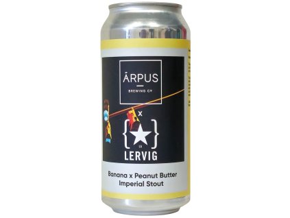 Arpus/Lervig - Banana x Peanut Butter Imperial Stout 0,44l can 12% alk.