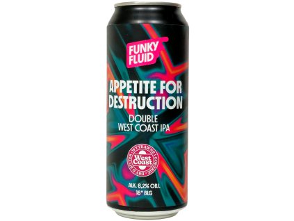 Funky Fluid - Appetite For Destruction 18° 500ml can 8,2% alc.