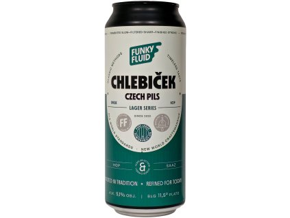 Funky Fluid - Chlebicek 11° 500ml can 5% alc.