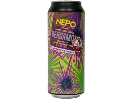 NEPO - Crazy Lines Series: Bergamot 500ml can 6% alc.