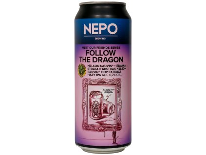 Nepo - Meet Our Friends | Piwne Podziemie - Follow the Dragon 500ml can 6,2% alc.  Největší výběr craftových piv