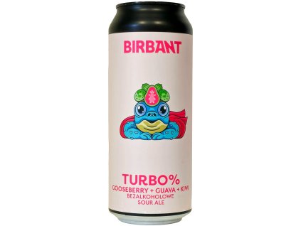 Birbant - FREE Turbo% 2025 500ml plech 0,5% alk.