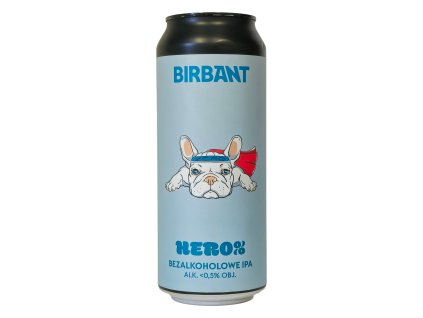 Birbant - Her0% 500ml plech 0,5% alk.