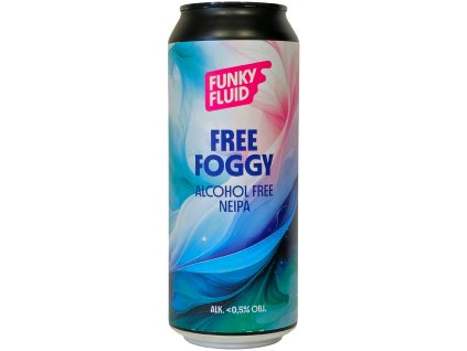 Funky Fluid - Free Foggy 0,5l plech <0,5% alc.