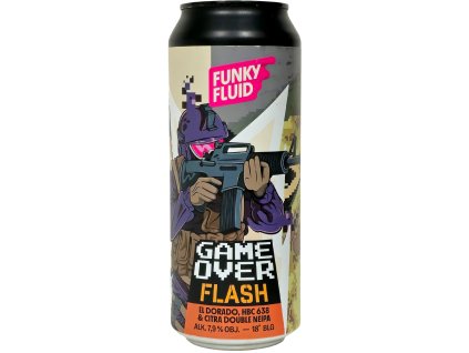 Funky Fluid - Game Over: Flash 500ml can 7,9% alc.