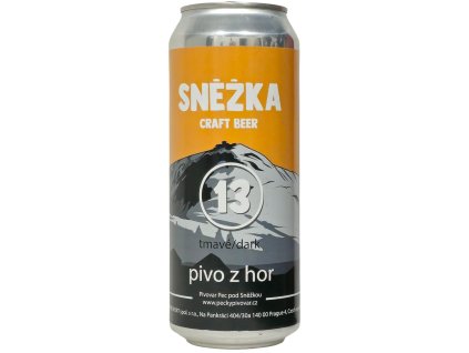 Pecký pivovar - Sněžka Tmavý speciál 13° 0,5l  5,8% alc.