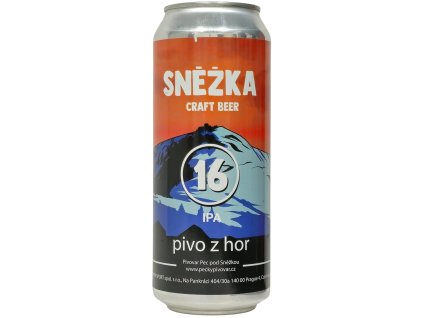 Pecký pivovar - Sněžka IPA 16° 0,5l  6,5% alc.