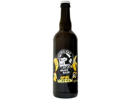 NACHMELENÁ OPICE - Opičí Weizen 13,4° - 0,75l sklo 5,4% alc.