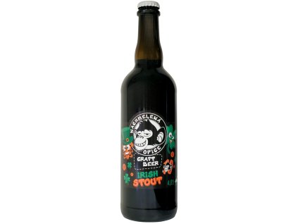 Nachmelená opice - Irish Stout 12,3° - 0,75l sklo 4,8% alk.