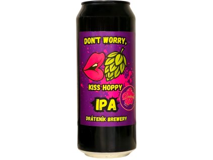 Dráteník - Don't Worry, Kiss Hoppy 12,5° 0,5l  5% alc.
