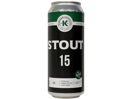 Kamenice nad Lipou - Stout 15° 0,5l plech 6,5% alc.